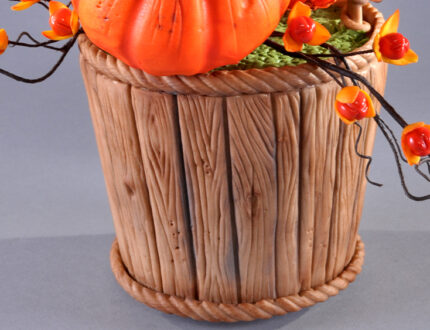 autumn basket close up