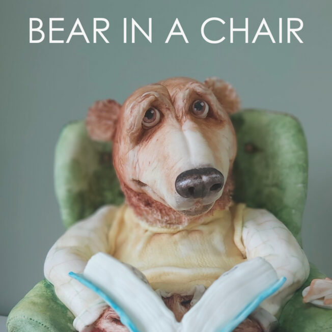 bear in a chair