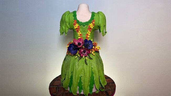 Flower nymph dress full cake