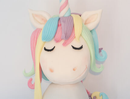 unicorn head close up