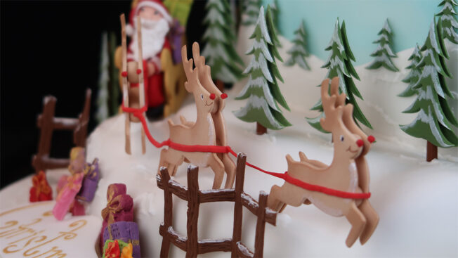 santas sleigh ride close up 2