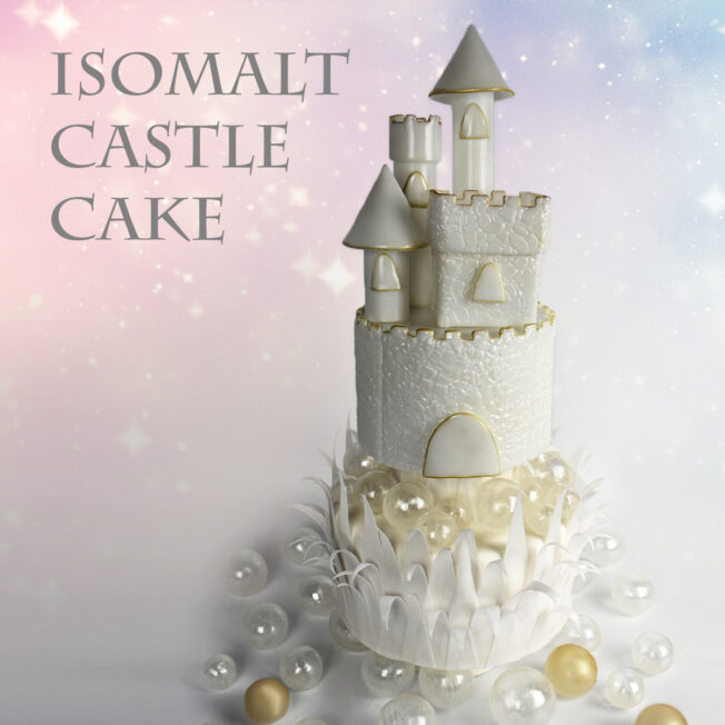 isomalt castle cake