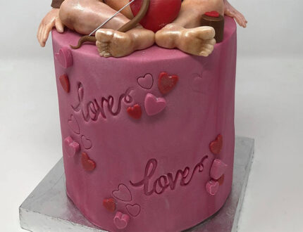 Lockdown Cupid cake