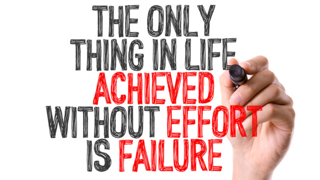 Lack of Effort