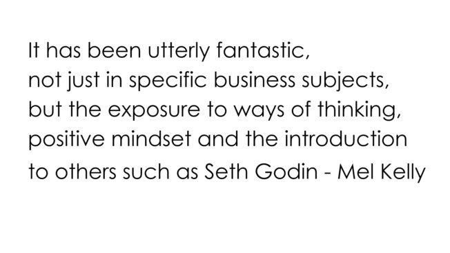 Mel Kelly - Seth Godin