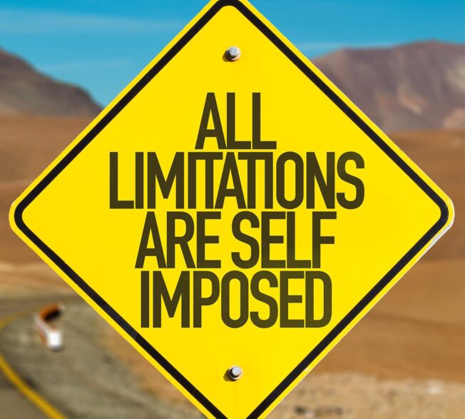 Limitations are self imposed