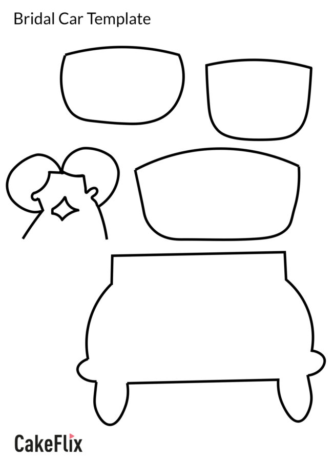 Bridal car template