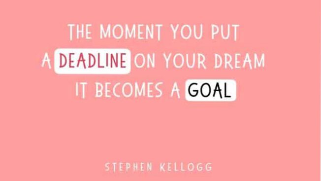 5. Deadline