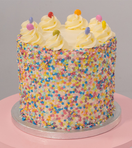 rainbow sprinkle cake archive image