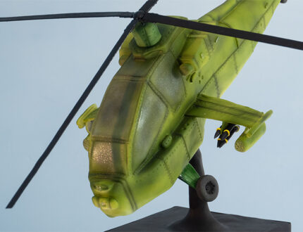 Helicopter close up