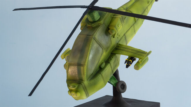 Helicopter close up