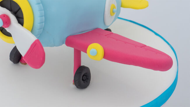Cartoon aeroplane wing