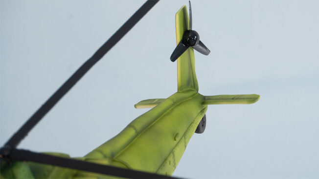 Helicopter back tail