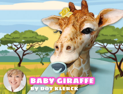 Baby Giraffe Bust