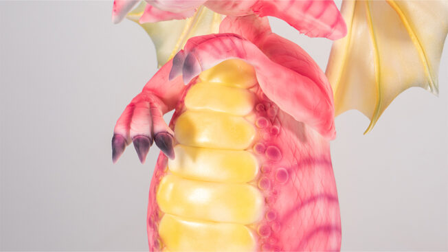 Standing dragon body