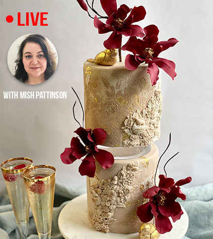 On-Trend Texturing Techniques & Architectural Sugar Flowers