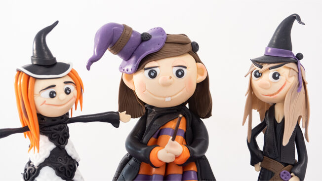 Three Little Witches Close Up