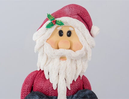 Knitted Santa Head