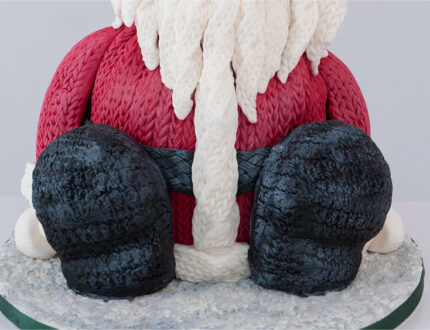 Knitted Santa Boots