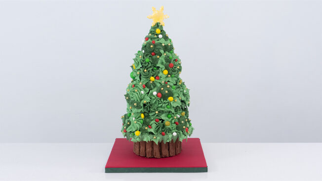 Cupcake Christmas Tree Full
