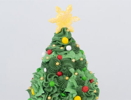Cupcake Christmas Tree Star
