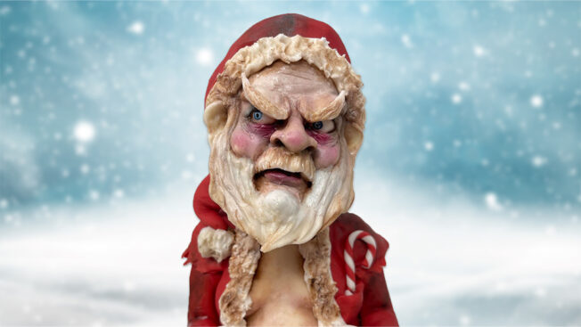 Bad santa head