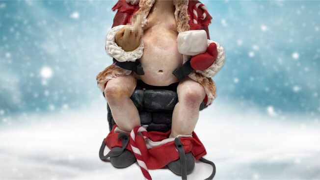 Bad santa bottom