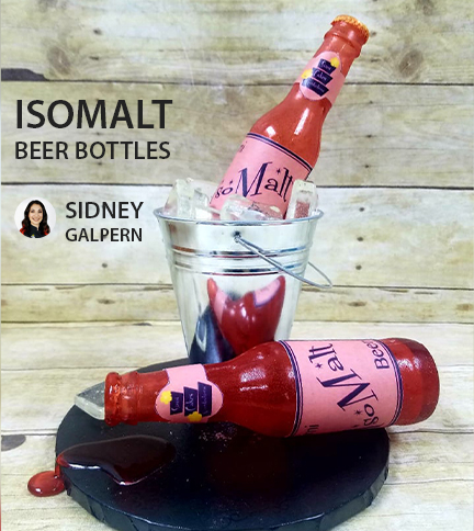 Isomalt Beer Bottle