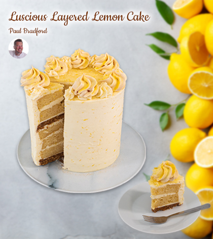 Luscious layered lemon cake archive