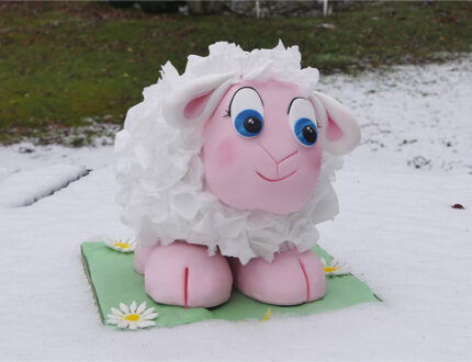 Cute 3D Sheep snow