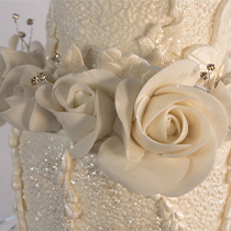 Diamond Wedding Cake plain