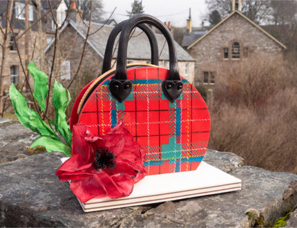 Tartan handbag full