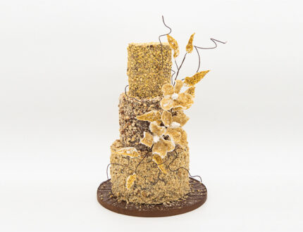 Nutty wedding cake full