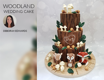 Woodland Wedding Cake