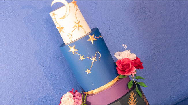Starlite Wedding Cake Top