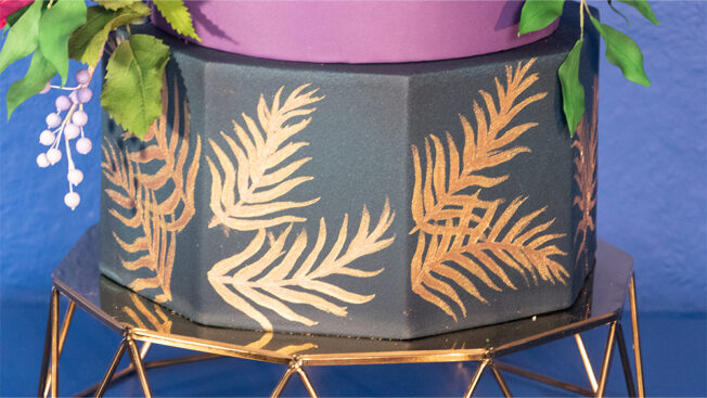 Starlite Wedding Cake Bottom Tier