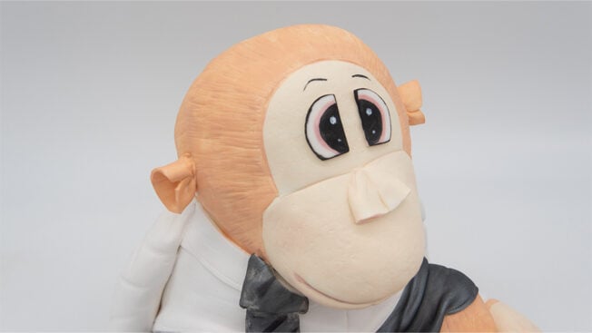 Monkey mascot face