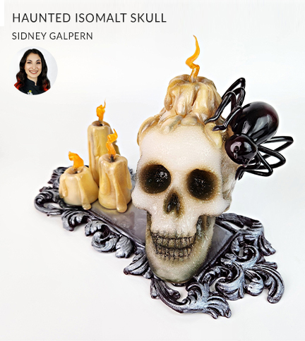 Haunted Isomalt Skull – Bite Sized