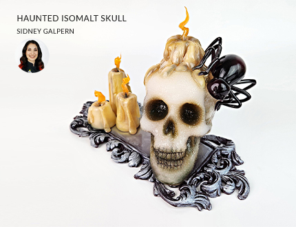 Haunted Isomalt Skull