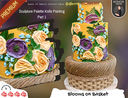 Blooms on basket feature