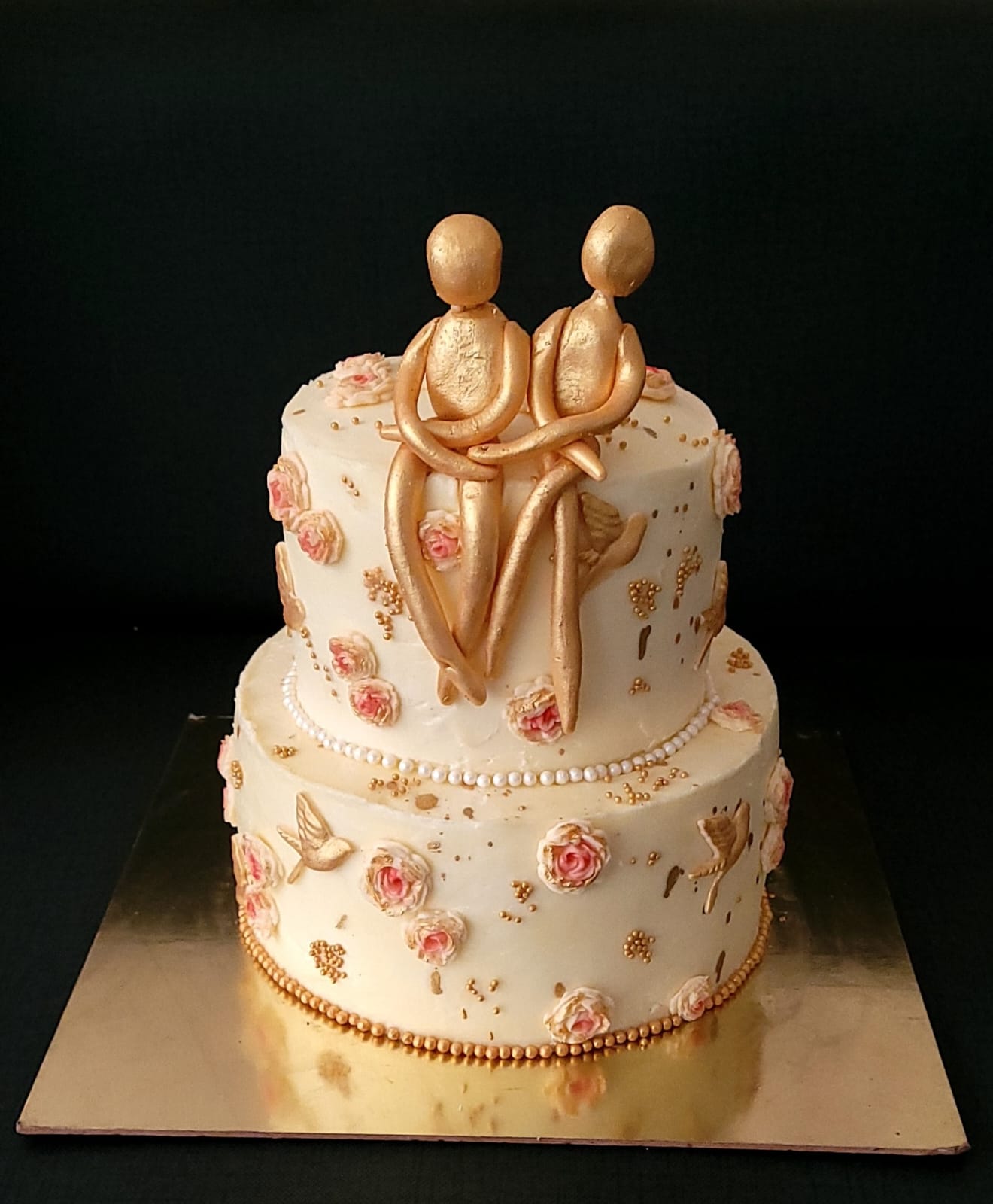 RAKHI GARG - Gothic Buttercream Wedding Cake - November 2022