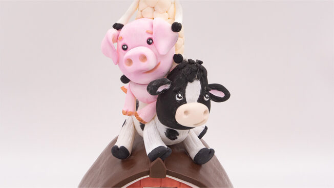 Farmyard fun pig cow