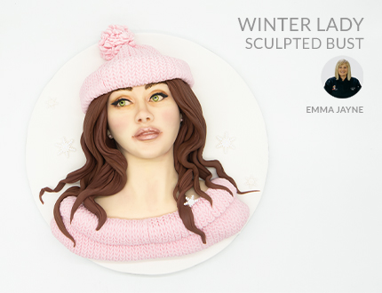 Winter Lady Sculpted Bust