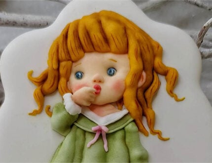 Bonnie cookie head
