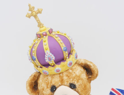 Coronation teddy bear crown