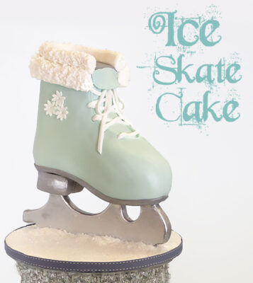 Ice Skate cake tutorial