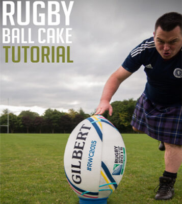 Rugby Ball cake tutorial