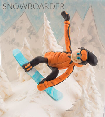 Snowboarder Cake Tutorial