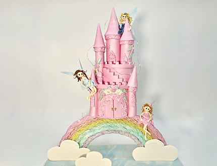 Floating Castle Cake Feature