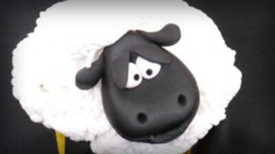 Shaun the Sheep Cupcake